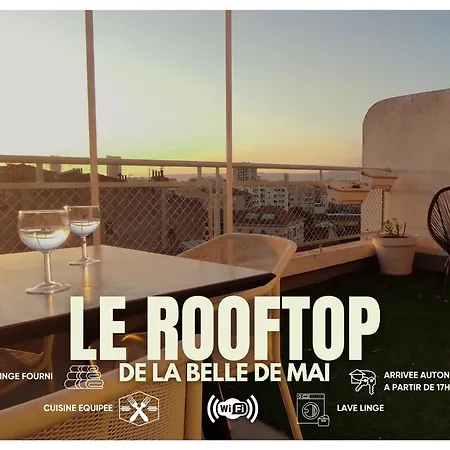 Appartement Le Rooftop De La Belle De Mai - T3 60m2 Avec Vue